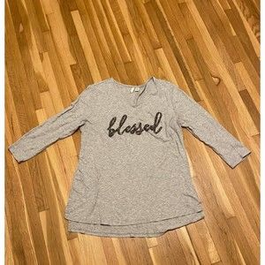 Est 1946 "Blessed" Long Sleeve Shirt Medium